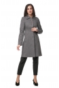 Женское пальто из текстиля с воротником 8012474