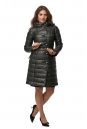 Женское кожаное пальто из натуральной кожи с воротником 8013015