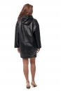 Женское кожаное пальто из натуральной кожи с капюшоном 8014997-3