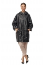 Женское кожаное пальто из натуральной кожи с капюшоном 8014997-4