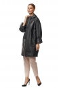 Женское кожаное пальто из натуральной кожи с капюшоном 8014997-5