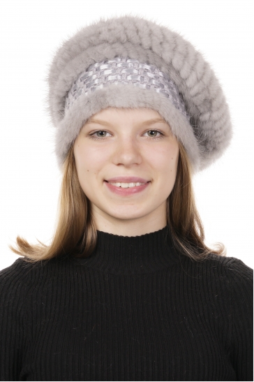 Шапка женская из норки