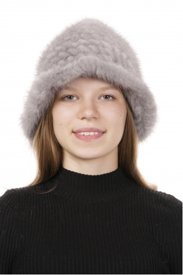 Шапка женская из норки