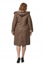 Женское пальто из текстиля с капюшоном 8019513-4