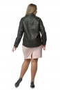 Женская кожаная куртка из эко-кожи с воротником 8021233-3
