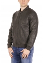 Мужская кожаная куртка из эко-кожи с воротником 8021872-6