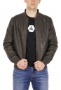 Мужская кожаная куртка из эко-кожи с воротником 8021872-8