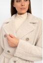 Женское пальто из текстиля с воротником 8022142-5