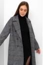 Женское пальто из текстиля с воротником 8022144-2