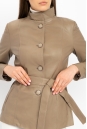 Женская кожаная куртка из натуральной кожи с воротником 8022148-4
