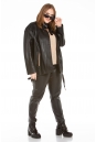 Женская кожаная куртка из натуральной кожи с воротником 8022548