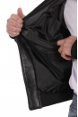 Мужская кожаная куртка из натуральной кожи с воротником 8022597-4