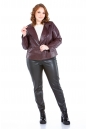 Женская кожаная куртка из натуральной кожи с воротником 8022725-3